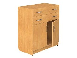 Секция шкафа модульного нижняя широкая закрытая с 2-мя ящиками