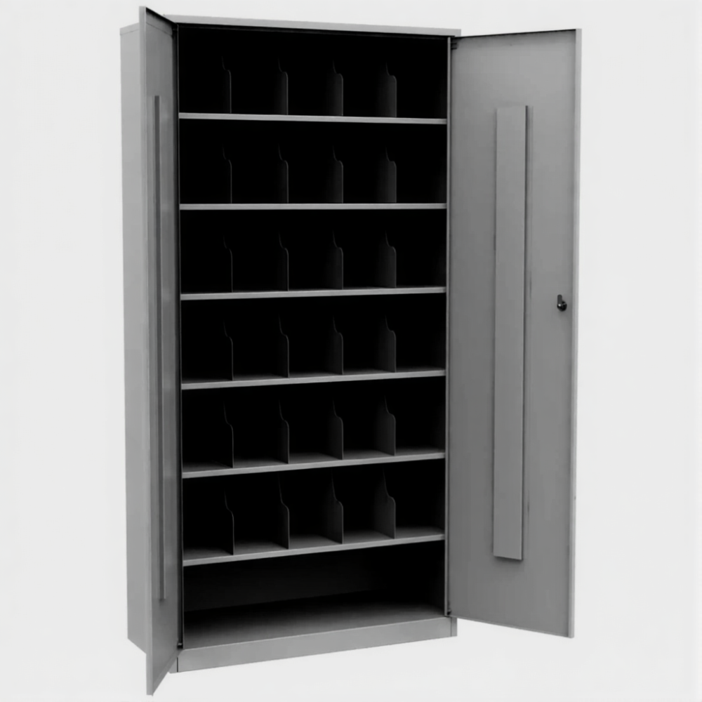 Шкаф для 31 противогаза ХПГ-31, с двумя дверьми (1730х870х380)