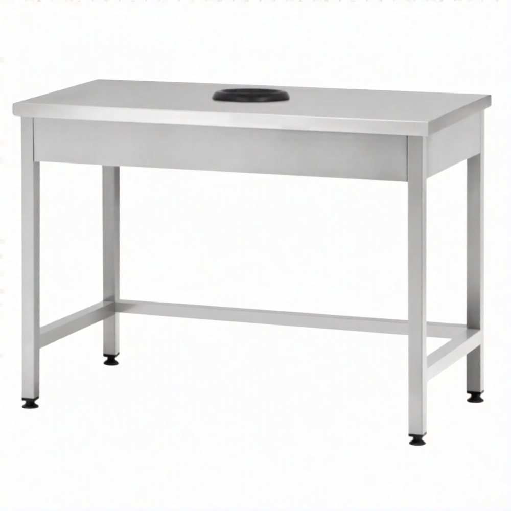 Стол производственный СПРп - 860х1000х600 «Profi Ral», сбор отходов (полка-обвязка)