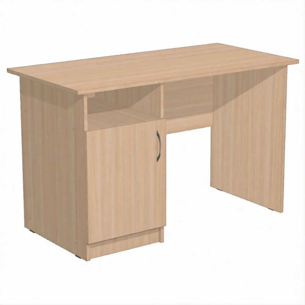 Стол рабочий с тумбой СрТ-1.1 (ЛДСП бук)