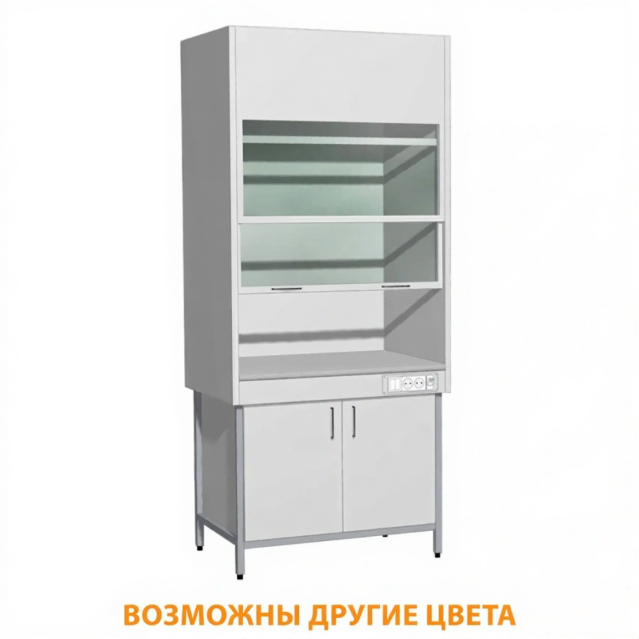 Шкаф вытяжной металлический «Премиум» (столешница керамика) ШМВ-1 (1000х680х2200)