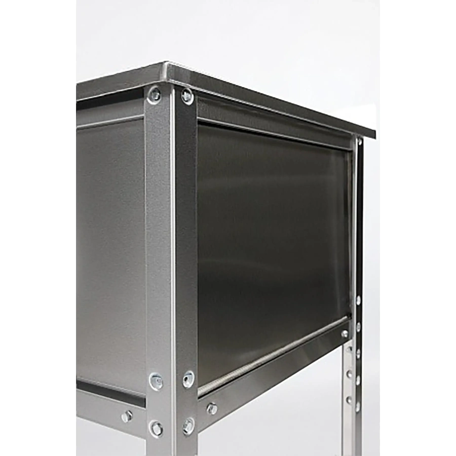 Ванна моечная двухсекционная с бортом ВМС-2/5-Б-ЭН