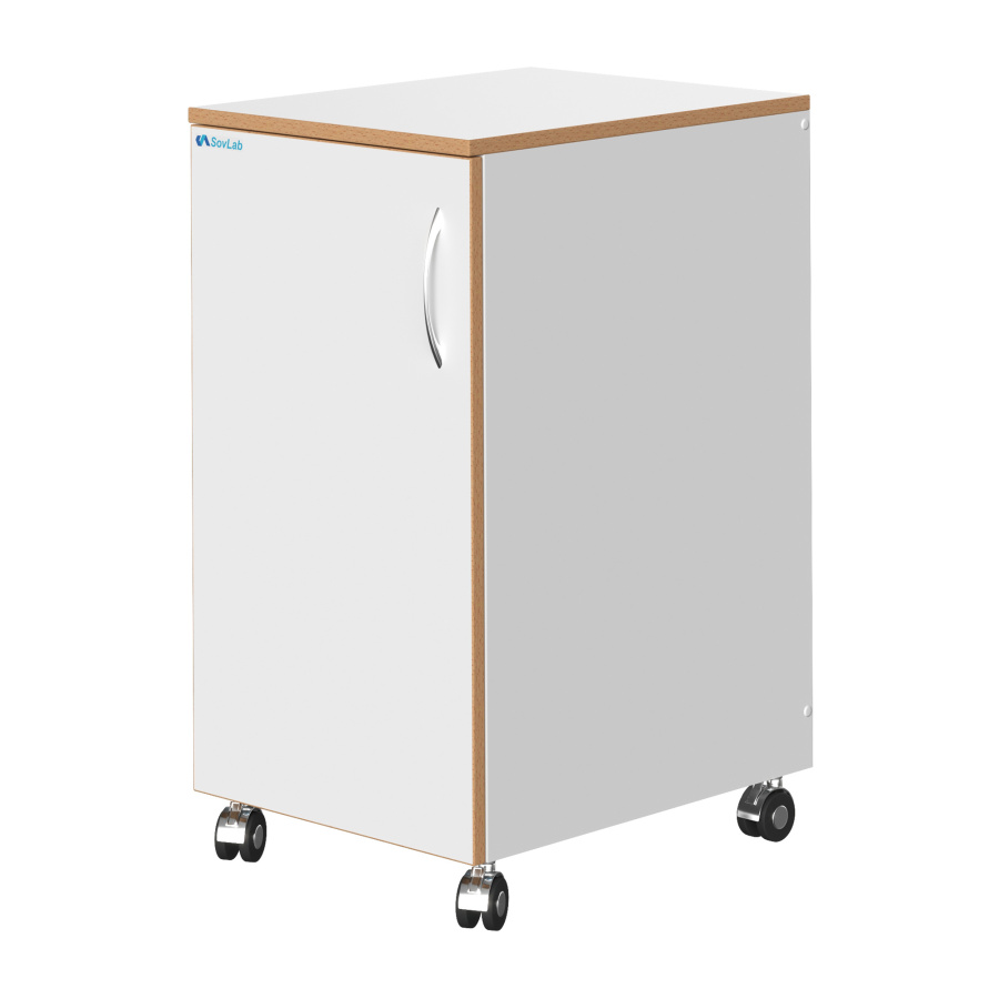 Тумба подкатная выс. СОВЛАБ 400 ТДв с лев. дверью