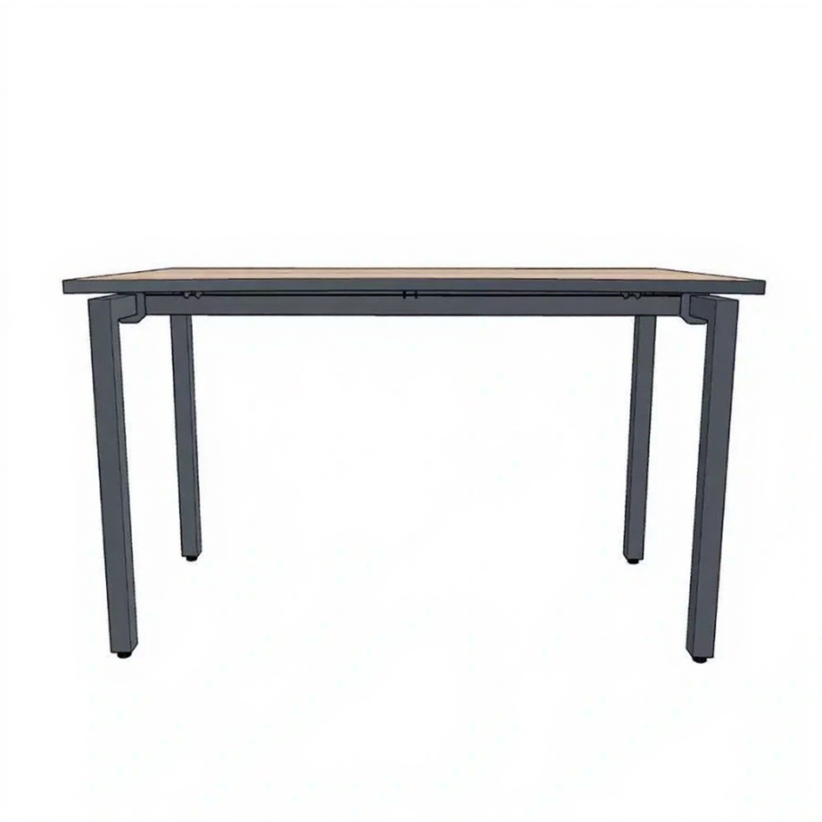 Офисный стол «НОРДЕН» с вырезом 1200x700 подстолье П 40x40 столешница 22 мм