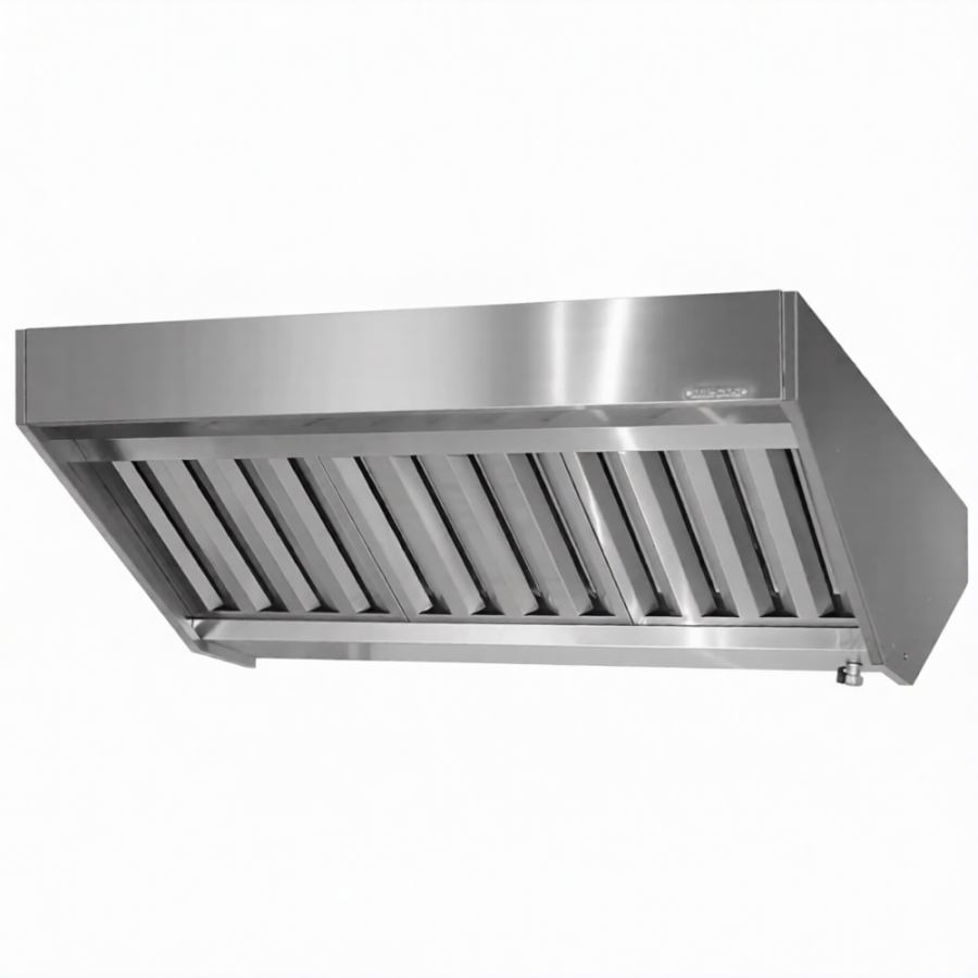 Зонт вытяжной полуоткрытый ЗВПб 400х1800х2000 «Base» островной