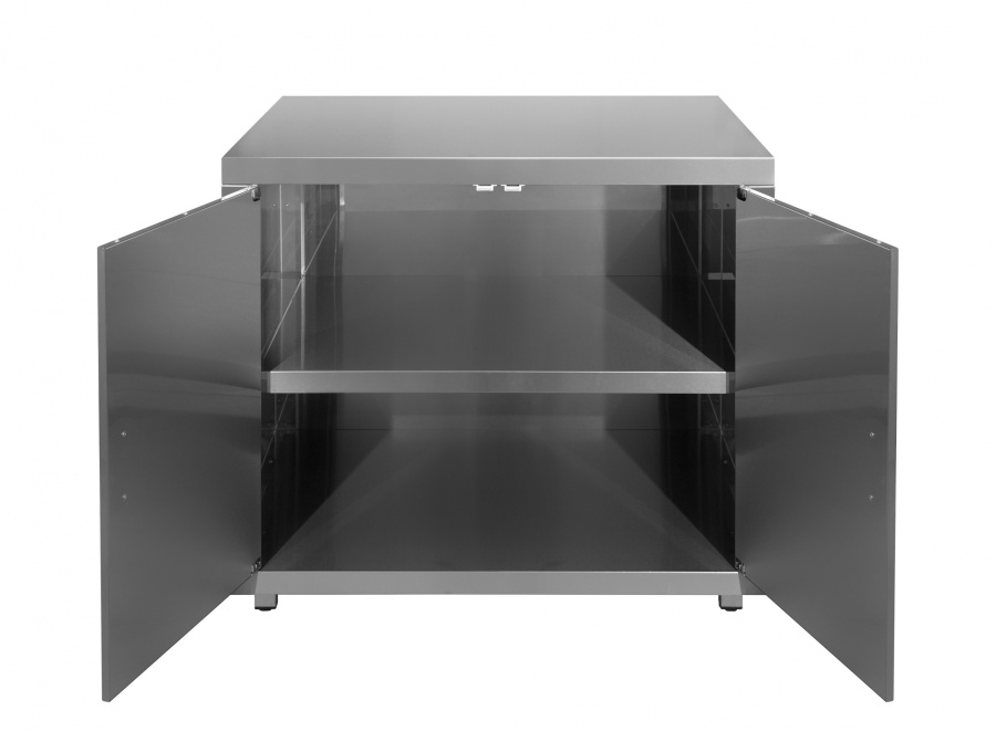 Стол-тумба универсальный  Luxstahl СТУР2-12/8 распашные двери