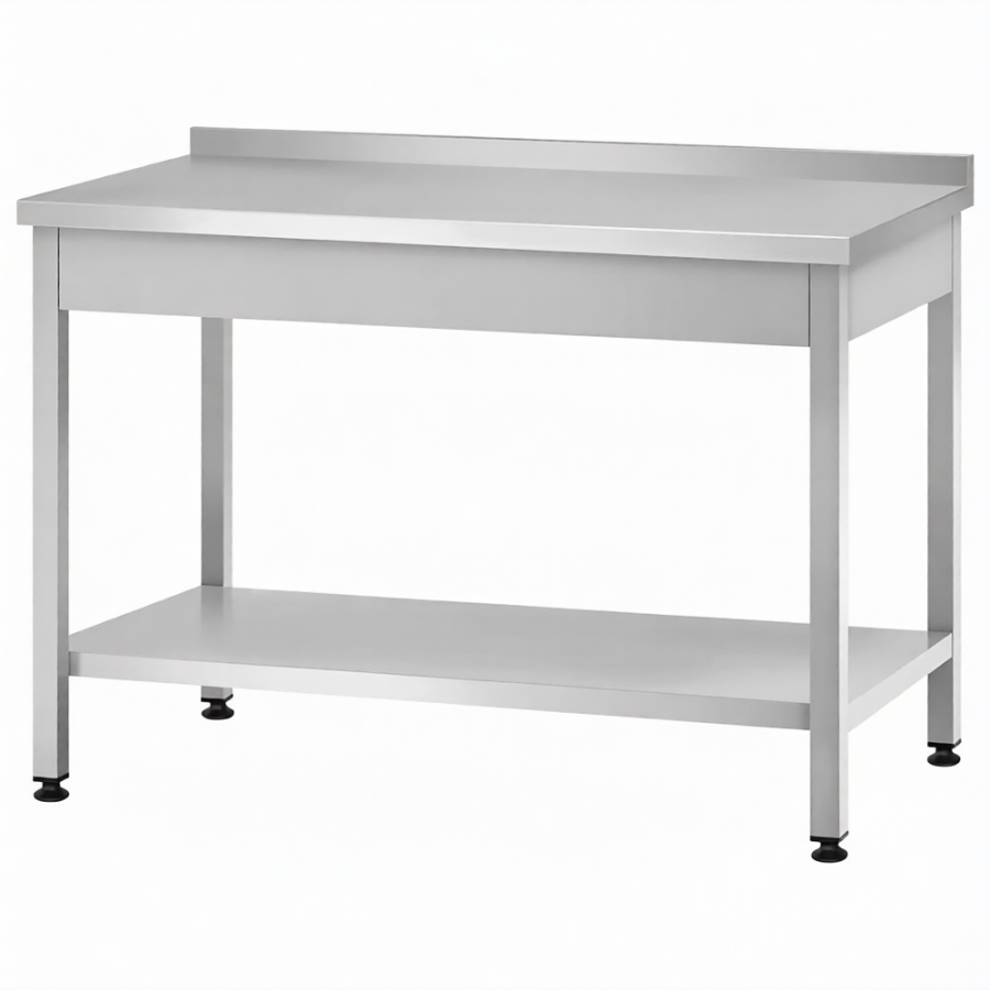 Стол производственный СПРп - 860х1000х600 «Profi Ral», борт (полка сплошная)