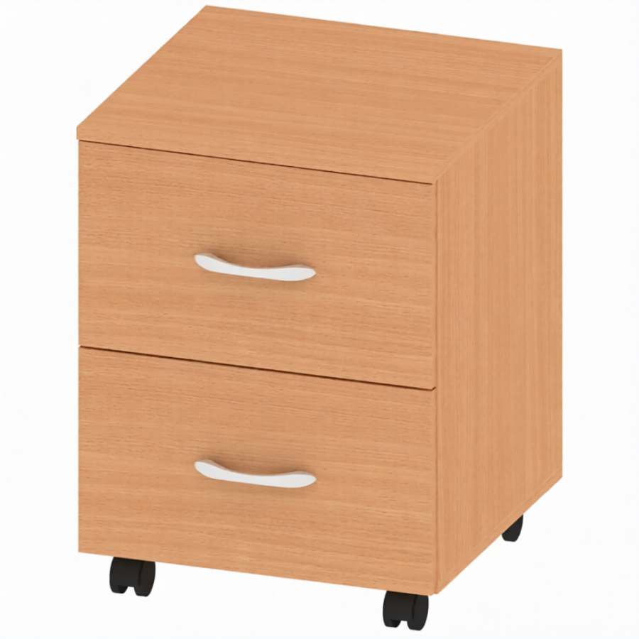 Тумба на колесиках с 2-мя ящиками ТМ-ТР-8