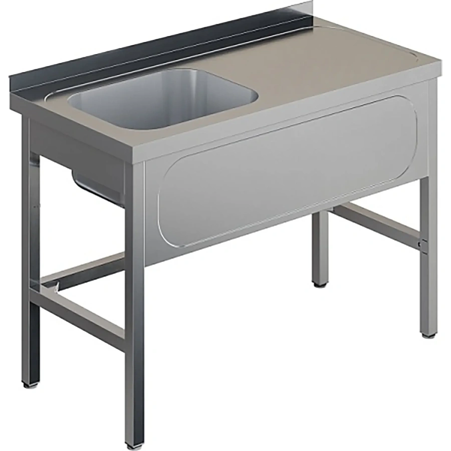 Ванна моечная с рабочей поверхностью ВМЦР/1-18/6-БП