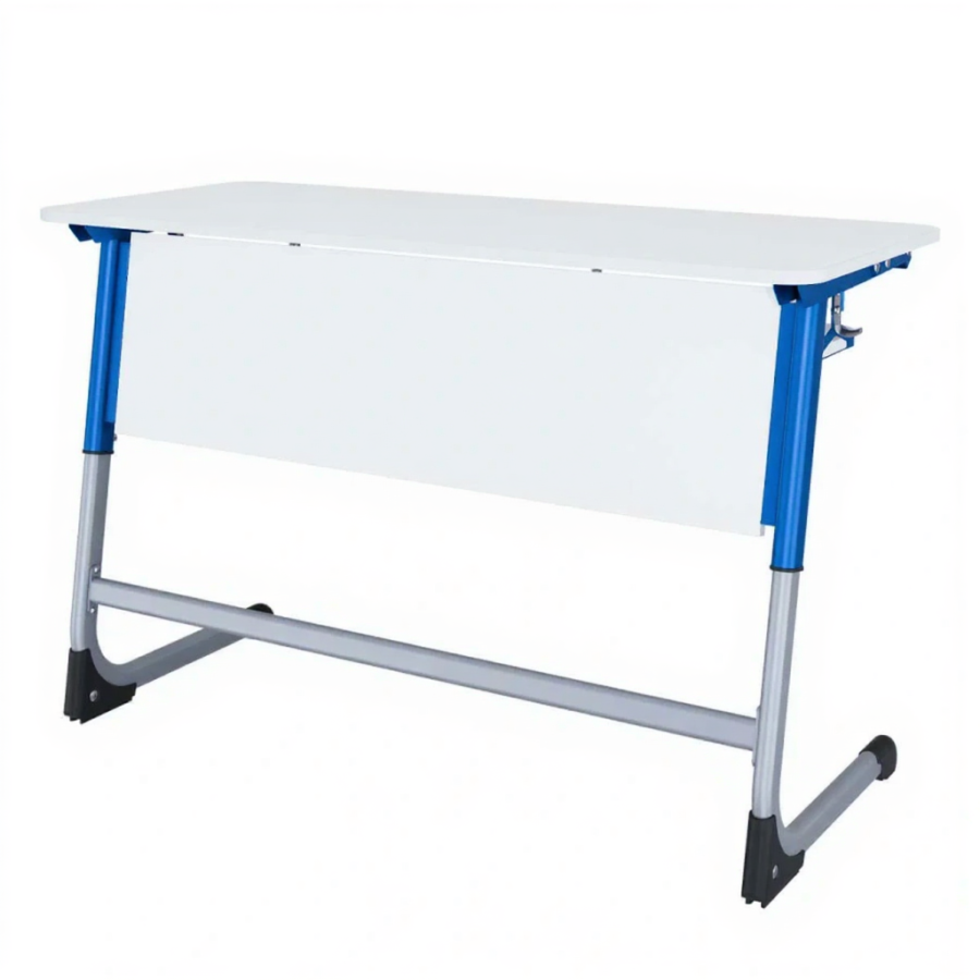 Парта 2М Smart с полкой (ЛДСП)